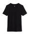 Camiseta manga corta de cuello redondo para hombre negro NOIR