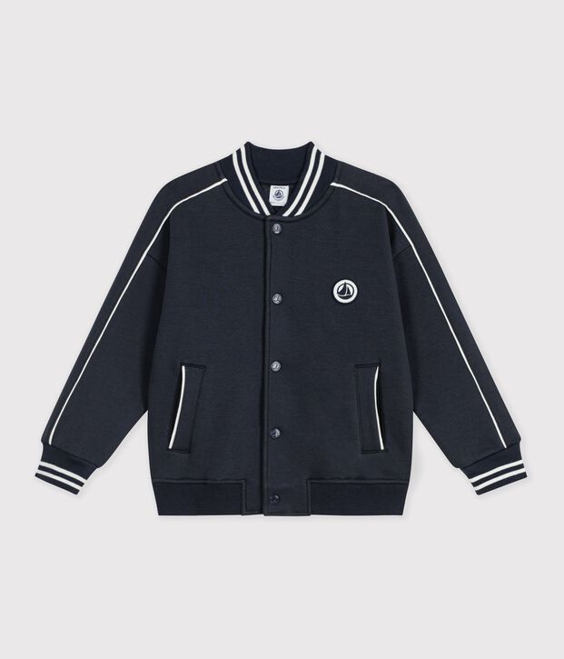 Chaqueta teddy infantil lisa de algod&oacute;n SMOKING