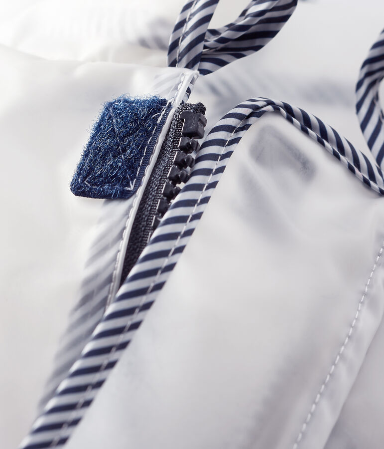 Chubasquero transparente para beb&eacute; unisex blanco