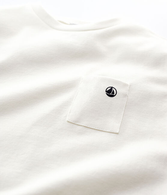 Camiseta de niño blanco MARSHMALLOW