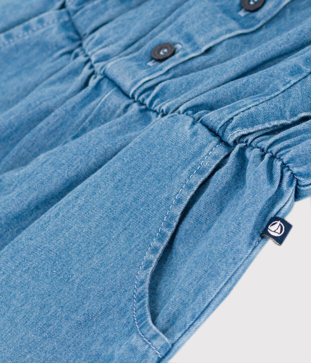 Mono de ni&ntilde;a azul