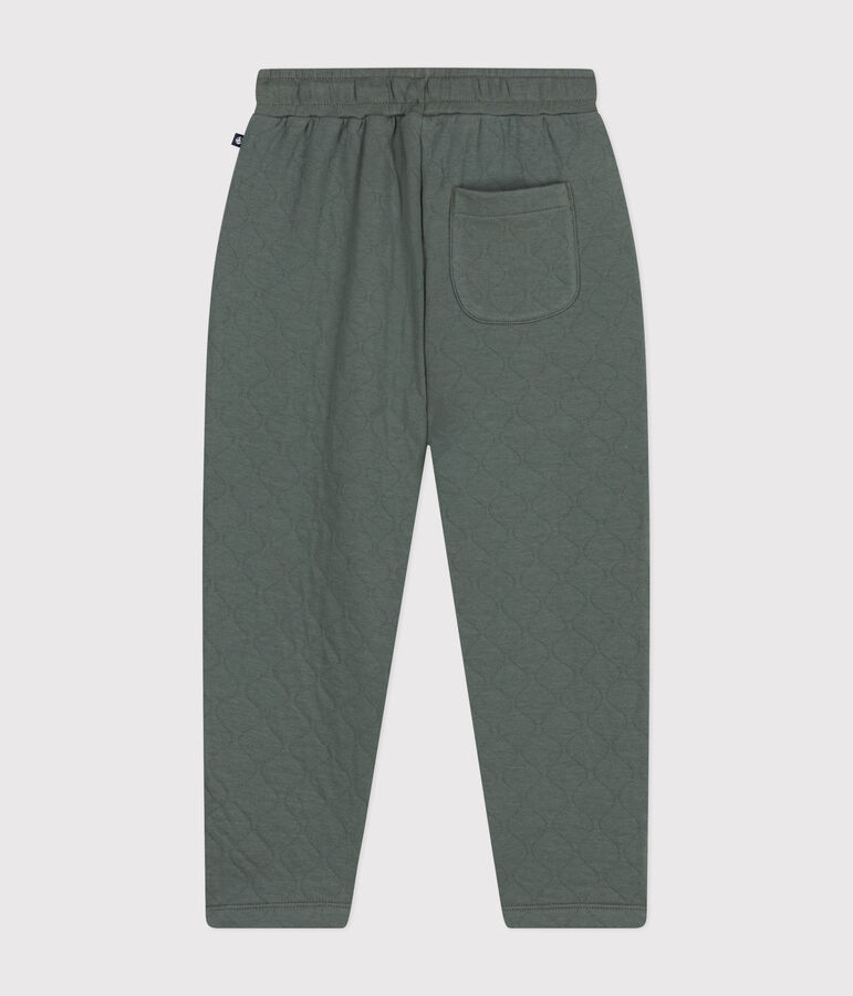 Pantal&oacute;n de t&uacute;bico acolchado de ni&ntilde;o verde THUYA
