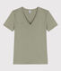 Camiseta L'ICONIQUE de algodón con cuello de pico para mujer