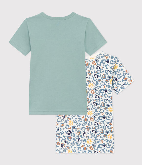 Juego de 2 camisetas de manga corta de algodón para niño variante 1