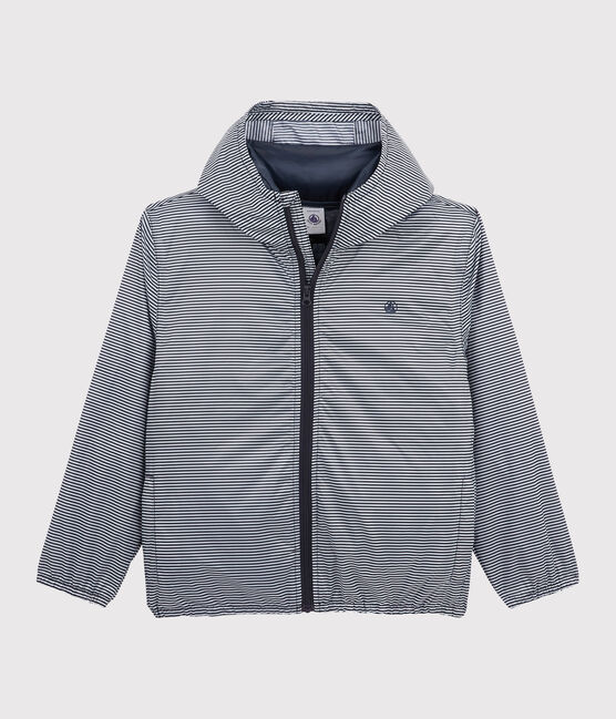Cortavientos 3 en 1 reciclado unisex azul SMOKING/blanco MARSHMALLOW