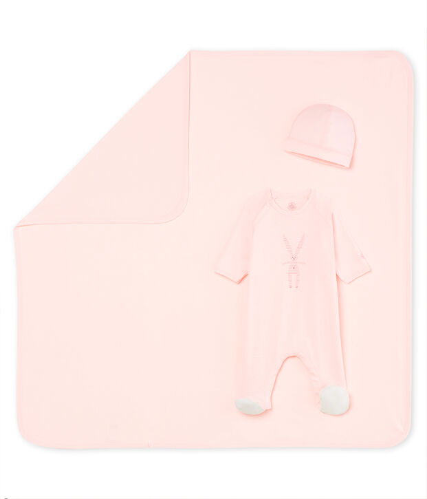 Estuche de regalo de nacimiento de punto para beb&eacute; multicolor