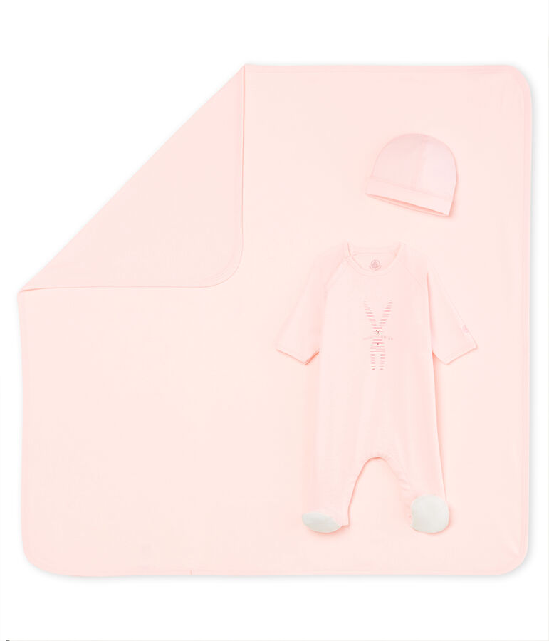 Estuche de regalo de nacimiento de punto para beb&eacute; multicolor