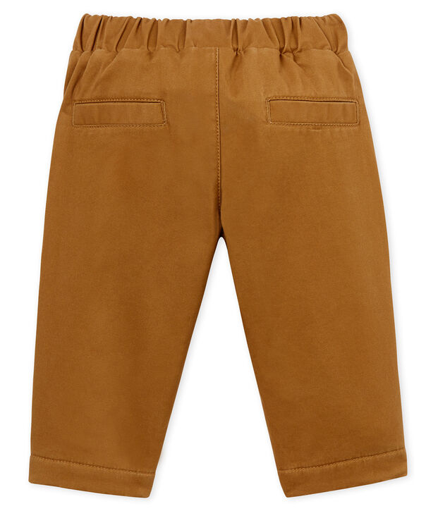 Pantal&oacute;n de beb&eacute; con forro polar para ni&ntilde;o marron