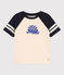 Camiseta estampada de punto para niño blanco AVALANCHE/azul SMOKING