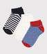 3 PARES DE CALCETINES DE ALGODÓN A RAYAS PARA NIÑO