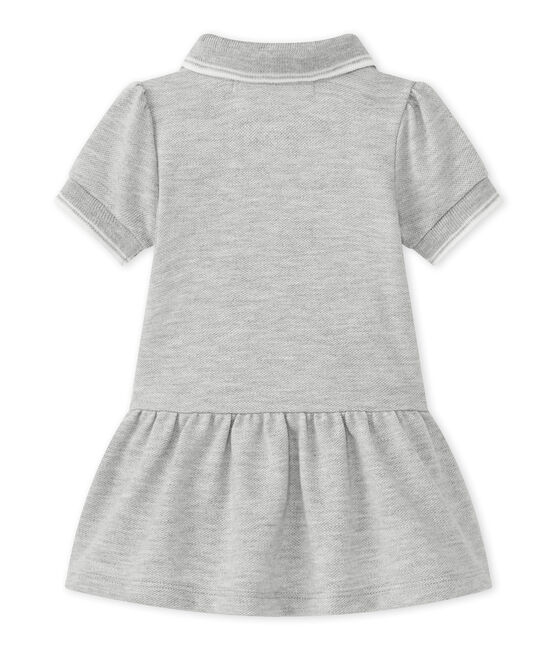Vestido para niña de manga corta gris BELUGA CHINE