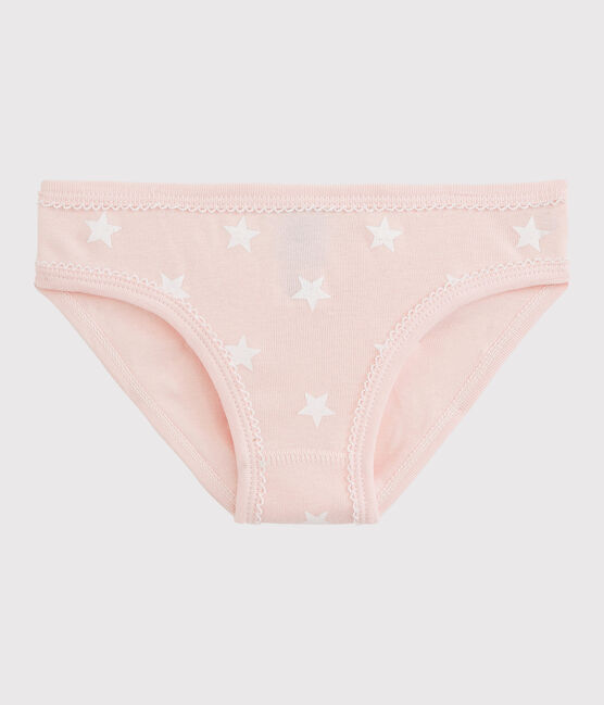 Braguita de niña de algodón rosa MINOIS/blanco MARSHMALLOW