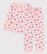Pijama con gatos de algodón de niña