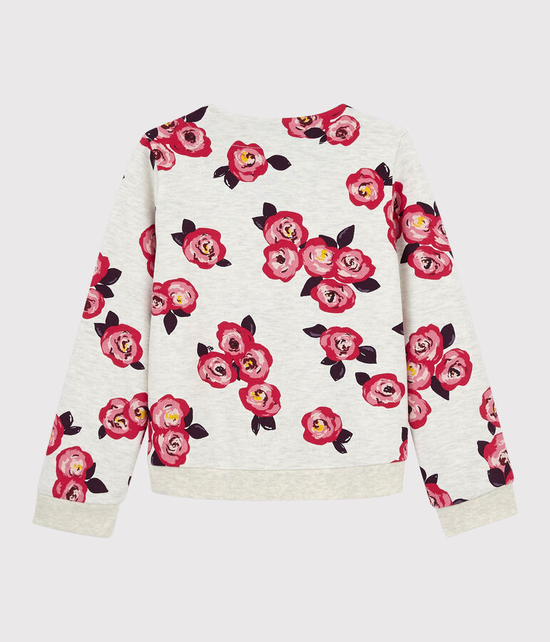 C&aacute;rdigan de mulet&oacute;n para ni&ntilde;a beige/multicolor