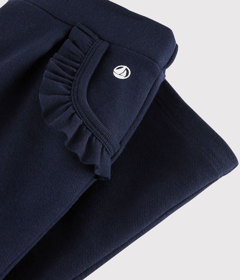 Pantal&oacute;n de jogging para ni&ntilde;a azul SMOKING