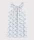 Camisón con estampado de anémonas de algodón de niña