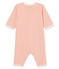 Pelele de punto para bebé niña rosa ROSAKO/blanco MARSHMALLOW CN