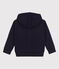 Sudadera con capucha petit Boat y cremallera de niño  azul SMOKING