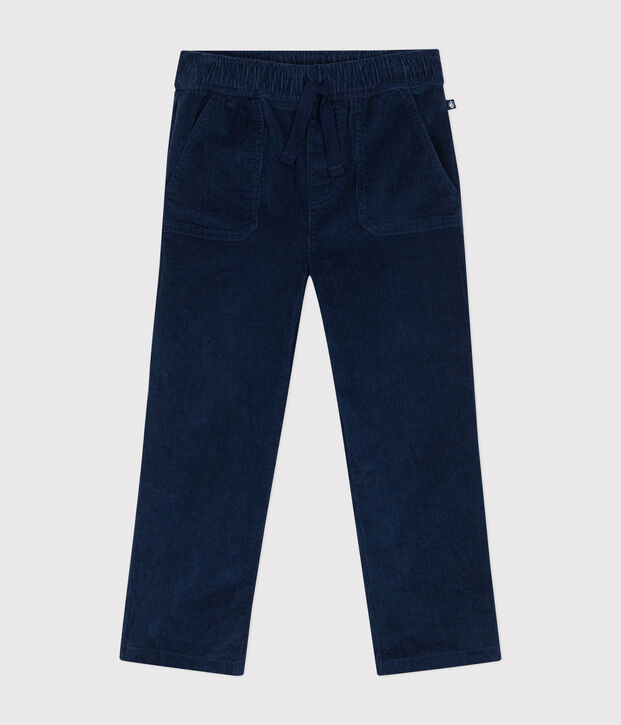 Pantal&oacute;n recto de terciopelo para ni&ntilde;o CREPUSCULE