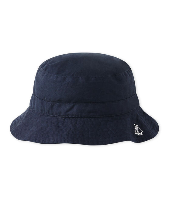Gorro de sarga para bebé niño azul SMOKING