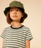 Gorro de algodón liso para bebé verde CROCO