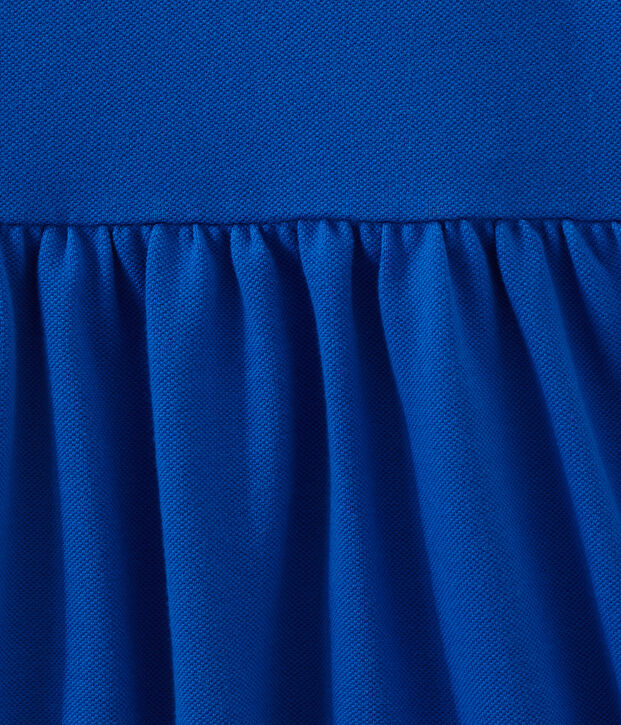 Vestido para ni&ntilde;a de manga corta azul