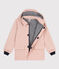 Impermeable emblemático reciclado para niña/niño rosa SALINE