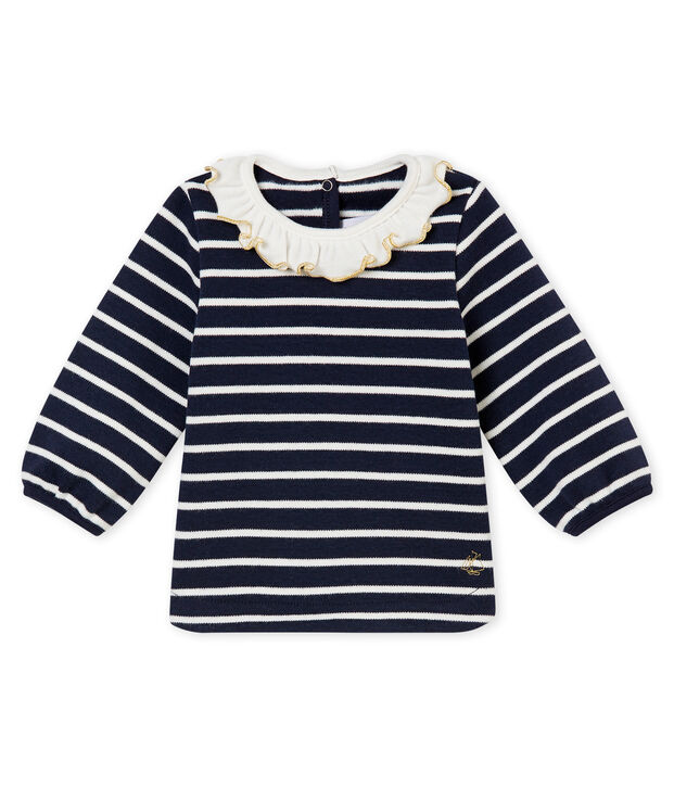 Marinera para beb&eacute; ni&ntilde;a azul/blanco