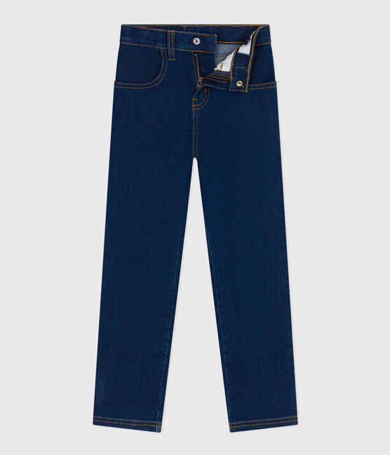 Pantalón vaquero slim de niña azul DENIM BLEU
