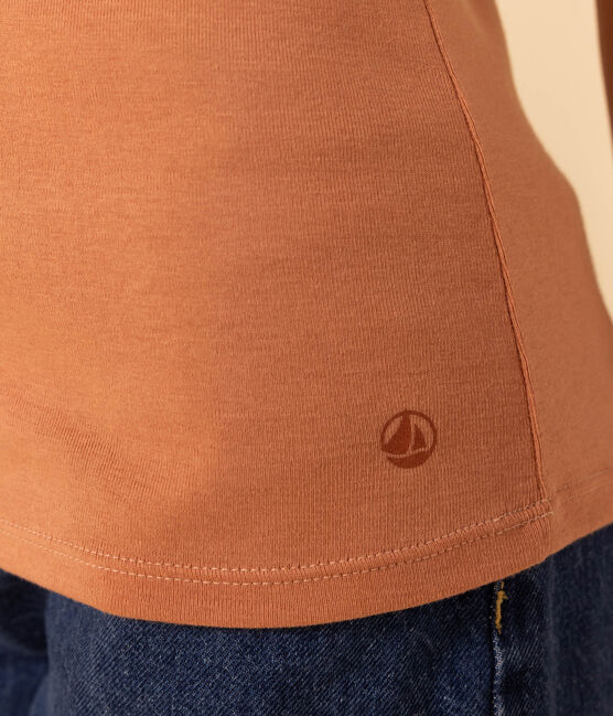 Camiseta L'ICONIQUE de algodón con cuello redondo para mujer rosa SIENNA