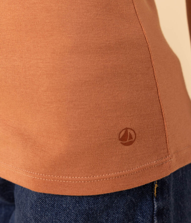 Camiseta L'ICONIQUE de algod&oacute;n con cuello redondo para mujer rosa