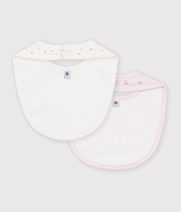 Juego de baberos de algod&oacute;n con estampado de flores para beb&eacute; multicolor