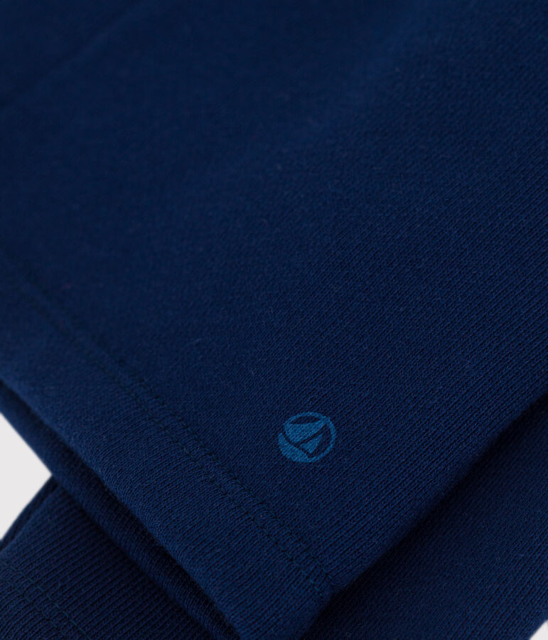 C&aacute;rdigan de algod&oacute;n liso para beb&eacute; azul