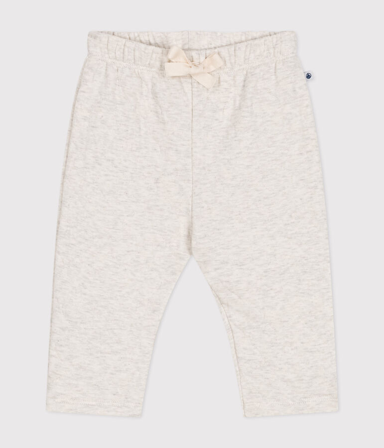 Pantal&oacute;n de t&uacute;bico acolchado para beb&eacute; beige