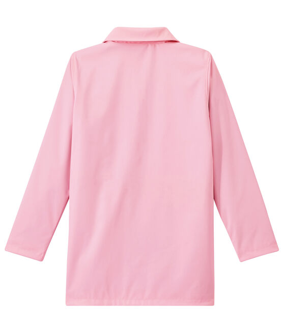 Chubasquero con forma de abrigo para mujer rosa BABYLONE