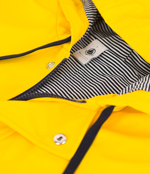 Impermeable ic&oacute;nico para mujer/hombre amarillo