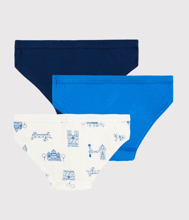 Lote de 3 slips Par&iacute;s para ni&ntilde;o peque&ntilde;o multicolor