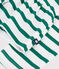 Marinera infantil de algod&oacute;n verde/verde