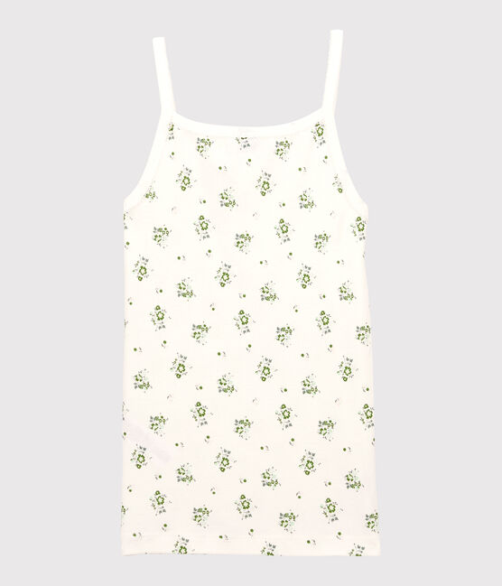 Camiseta de tirantes L'ICONIQUE de algodón para mujer blanco MARSHMALLOW/blanco MULTICO