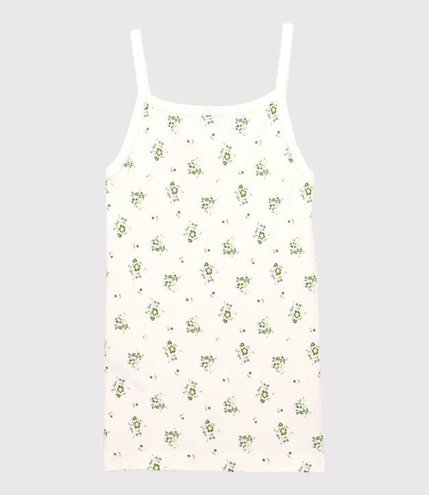 Camiseta de tirantes L'ICONIQUE de algod&oacute;n para mujer blanco/multicolor