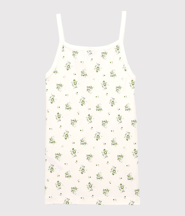 Camiseta de tirantes L'ICONIQUE de algod&oacute;n para mujer blanco/multicolor