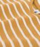 CAMISETA RECTA ALGODÓN Y LINO para mujer amarillo ISTRE/blanco AVALANCHE