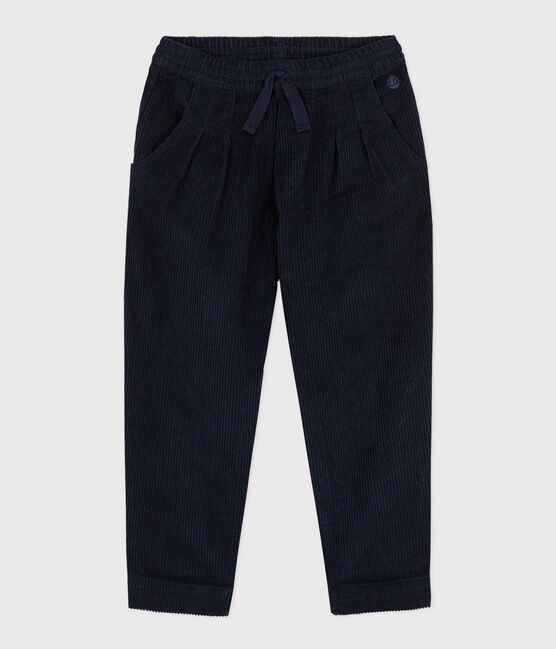 Pantalón de pana de niño azul SMOKING