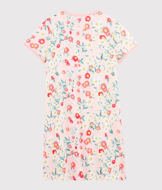 Camisón para niña de punto blanco MARSHMALLOW/blanco MULTICO