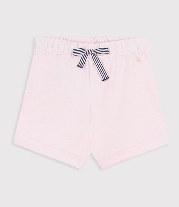 Shorts lisos de algod&oacute;n para beb&eacute; BARELY