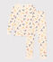 Pijama infantil ajustado de algodón con estampado de patinete blanco AVALANCHE/ MULTICO