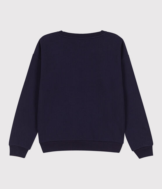 Sudadera de algodón para mujer azul SMOKING