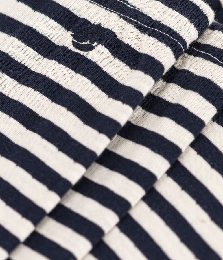 Leggings de t&uacute;bico de ni&ntilde;a azul/blanco