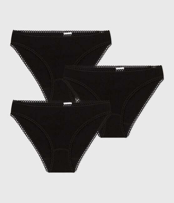 Pack de braguitas de mujer en algodón y elastano. variante 2