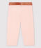 Leggings de punto de licra de niña rosa MINOIS